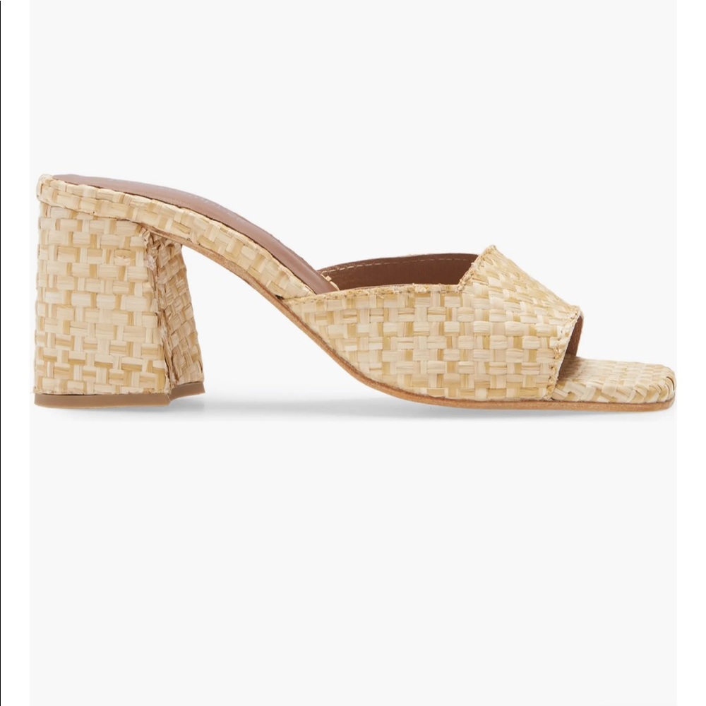 Jeffrey Campbell raffia heel
